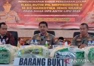 Polisi Ungkap Jalur Sabu Internasional dari Malaysia ke Makassar