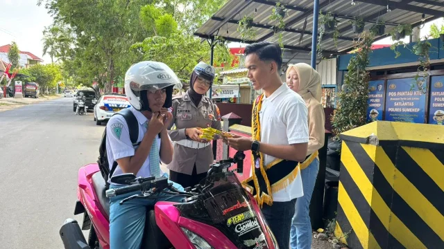 Program Polantas Menyapa: Membangun Kesadaran Tertib Lalu Lintas di Trenggalek
