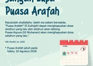 Puasa Arafah 2026: Keutamaan Penghapus Dosa Dua Tahun