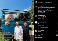 Rafathar Terima Enam Sapi Kurban Jumbo dari Irfan Hakim untuk Raffi Ahmad