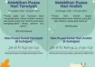 Raih Pahala Berlipat dengan Puasa Tarwiyah dan Arafah 2026: Ini Jadwal dan Niatnya!