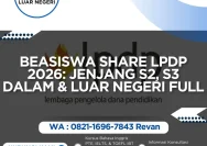 Beasiswa LPDP S3 Co-Funding 2026: Kesempatan Emas Melanjutkan Studi Doktoral di Luar Negeri