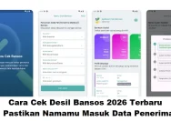 Desil Bansos untuk PBI BPJS Kesehatan 2026: Cara Cek Desil Bansos dan Saldo KKS
