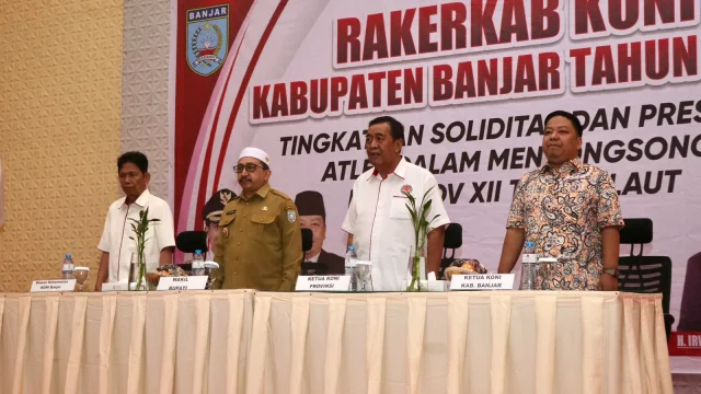 KONI Kabupaten Banjar Berupaya Cari Solusi Atletnya yang Selalu Dilirik Daerah Lain