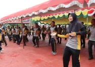 Olahraga Pagi Membangun Soliditas Personel Polres Gowa