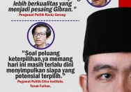 Peluang Gibran Nyapres 2029: Faktor-Faktor yang Membuatnya Tipis