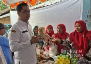 Sembako Murah Hadir di Demang Ngantor Deso di Balai Desa Mangunrejo Demak