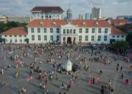 Wisatawan Padati Kawasan Kota Tua Jakarta